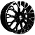 колесные диски Khomen KHW 1718 7x17 5*114.3 ET50 DIA67.1 Black-FP Литой