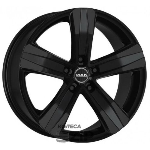 колесные диски MAK Stone 5 6.5x16 5*160 ET60 DIA65.1 Gloss Black Литой