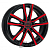 колесные диски MAK Milano 7x17 5*112 ET42 DIA76.1 Black Red Face Литой