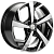 колесные диски Khomen KHW 1712 7x17 5*114.3 ET50 DIA67.1 Black-FP Литой