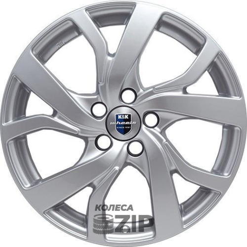 колесные диски K&K Палермо 6.5x16 5*110 ET39 DIA65.1 Блэк платинум Литой