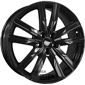 колесные диски Khomen KHW 1905 7.5x19 5*114.3 ET45 DIA60.1 Black-FP Литой