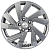 колесные диски Khomen KHW 1801 7.5x18 5*114.3 ET50 DIA67.1 Gray Литой