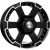 колесные диски K&K М56 7x16 6*139.7 ET30 DIA106.1 Алмаз черный Литой