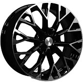 колесные диски Khomen KHW 1718 7x17 5*108 ET40 DIA54.1 Black Литой