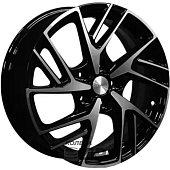 колесные диски Khomen KHW 1722 6.5x17 5*108 ET33 DIA60.1 Black Литой