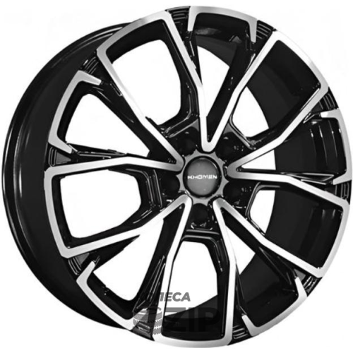 колесные диски Khomen KHW 1907 7.5x19 5*120 ET30 DIA66.1 Black-FP Литой