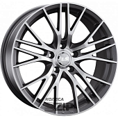 колесные диски LS 861 7.5x17 4*100 ET40 DIA60.1 BK Литой