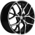 колесные диски Khomen KHW 2012 8x20 5*108 ET46 DIA63.3 Black-FP Литой