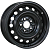 колесные диски Trebl X40930 7x17 5*108 ET55 DIA63.3 Black Штампованный