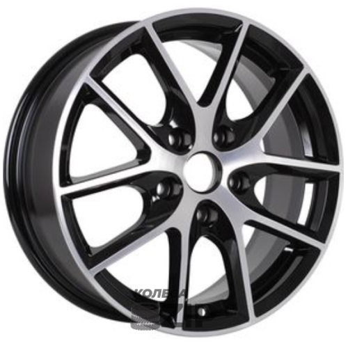 колесные диски Alcasta M59 6.5x16 5*112 ET45 DIA57.1 BKF Литой