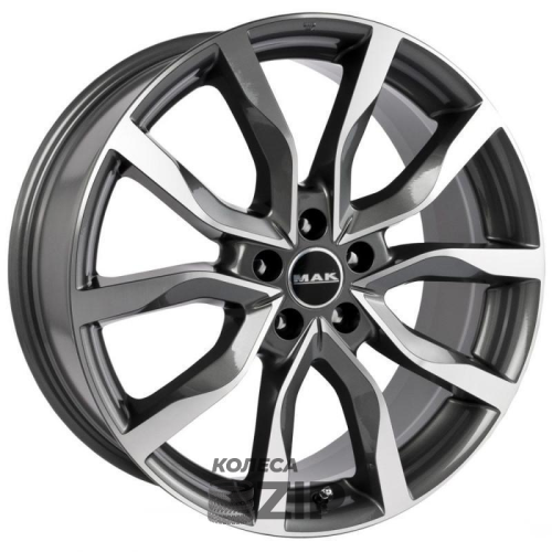 колесные диски MAK Koln 9.5x21 5*114.3 ET48 DIA76.1 Gunmetal Mirror Face Литой