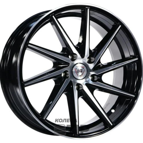 колесные диски NZ H-03L 7x16 4*100 ET32 DIA54.1 BKF Литой
