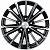 колесные диски Khomen KHW 1611 6.5x16 5*110 ET46 DIA63.3 Black-FP Литой