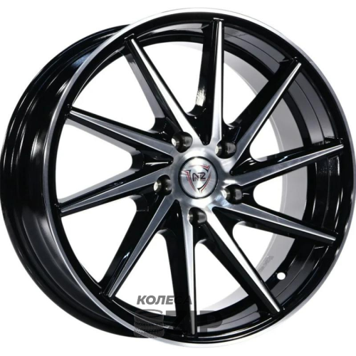 колесные диски NZ H-03L 7x15 4*100 ET30 DIA54.1 BKF Литой