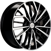 колесные диски Khomen KHW 1717 7x17 5*114.3 ET49 DIA67.1 Black Литой