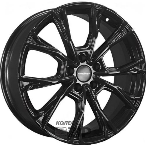 колесные диски Khomen KHW 1907 7.5x19 5*114.3 ET50 DIA64.1 Black Литой