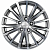 колесные диски Khomen KHW 1611 6.5x16 5*114.3 ET45 DIA67.1 G-Silver-FP Литой