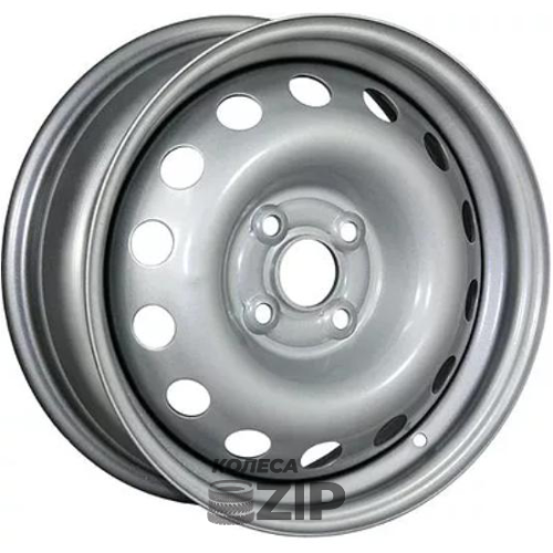 колесные диски Trebl 52A49A 5x13 4*100 ET49 DIA56.6 Silver Штампованный