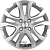 колесные диски Khomen KHW 1503 6x15 4*100 ET46 DIA54.1 F-Silver-FP Литой