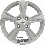 колесные диски Khomen KHW 1502 6x15 4*100 ET46 DIA54.1 G-Silver-FP Литой