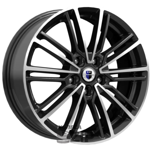 колесные диски K&K Эрфурт 7x17 4*112 ET40 DIA57.1 Алмаз черный Литой