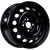 колесные диски Trebl 53A35D 5.5x14 4*100 ET35 DIA57.1 Black Штампованный